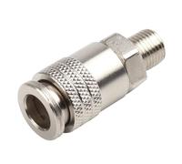 Pneumatic Quick Disconnection Couplers Three Integration Technology G1 / 4 Threaded Fittings for Industrial Applications European Pneumatic Coupling
