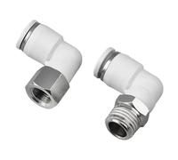 Pneumatic Quick Release Fittings Hose Connector PCF 4/6/8/10/12mm Thread 1/8 1/4 3/8 1/2 Tube 1Pcs(6-03)
