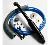Pneumatic Right Angle Die Grinder, Extended Reach Air Powered Polishing Tool, with Sanding Discs, for Tight Spots, Hard-to-Reach Narrow Crevices