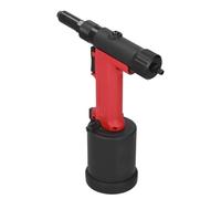 Pneumatic Rivet Gun, 11800N Pulling Force Air Riveter with Rotation Type Universal Joint & Top Oil Injection, 20mm Working Stroke for Metal Plates, Pipes, Cabinets and Chassis