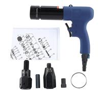 Pneumatic Rivet Gun, M10-M12 Air Rivet Nut Tool with 90PSI Working Pressure and Quick-Change Chuck, Riveting Tool for Metal Fabrication Automotive Repair and Industrial Assembly Applications