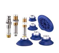 Pneumatic Robot Vacuum Cleaner SAF30/40/50/60/80/100/125 Single Layer Corrugated Suction NBR Industrial Automation Parts (G1I4)