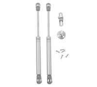 Pneumatic Rod Hydraulic Pressure Support Telescopic Support Rod | Buffered Closing, Anti-clamping, Silent Opening and Closing, Long-term Use, Silver Finish, Cold Rolled Steel ABS