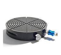 Pneumatic Round Permanent Magnetic Chuck, 0.01mm Precision, Strong Suction for CNC Machining & Lathe, Durable Tool for Metalwork, Industrial Use