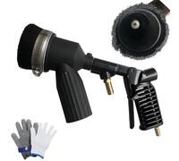 Pneumatic Sand Blaster Gun Kit, Lightweight Vacuum Sandblaster for Cleaning | Portable Sandblaster Kit with Ceramic Nozzle for Powerful Cleaning at Home or Professional Use