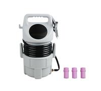 Pneumatic Sandblasting for Rust Removal and Surfaces Polishing Aluminum Body Handheld Design Includes Four Nozzle Sizes 4.5mm 5mm 6mm 7mm Ideal for Metal Cleaning Easy Sandblasting