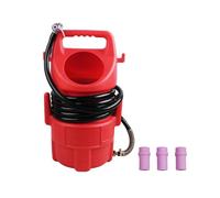 Pneumatic Sandblasting for Rust Removal and Surfaces Polishing Aluminum Body Handheld Design Includes Four Nozzle Sizes 4.5mm 5mm 6mm 7mm Ideal for Metal Cleaning Lightweight Sandblasting