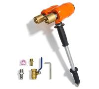 Pneumatic Scabbler Handheld Concrete Bush Hammer with 2/3/4 Heads,2400 BPM per Head,4-5 M²/h,3-5 Mm Chipping Depth for Stone