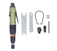 Pneumatic Screwdriver Air Straight Mini Handheld Automatic Stop Clutch Screwdriver Quiet Efficient Fast Ergonomic Design for Factory Workshop Aluminum Material 1500RPM