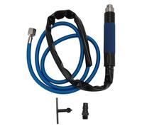 Pneumatic Scribe Engraving Pen, Air Powered Micro Die Grinder 35000rpm 0.3-4mm Collet NPT1/4 Inch Hose Interface Air Scriber Engraver for Metal Glass