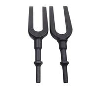 Pneumatic Separating Fork Set Pneumatic Ball Joint Auto Repair Tool Remover Flat Point Chisel 17mm 24mm Air Hammer Breaker Bits 11/16 15/16 Inch