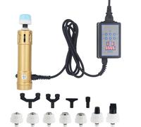Pneumatic Shockwave Therapy Machine, Shockwave Therapy Instrument with 11 Heads, 20-180MJ Energy Regulation & Deep Tissue Massage, Non-invasive for Back, Shoulder, Waist
