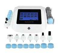 Pneumatic Shockwave Therapy Machine,with 7 Heads, Adjustable 50-60HZ Frequency and 0-100% Energy, Deep Into Skin 8cm, Non-invasive, for Pain Relief
