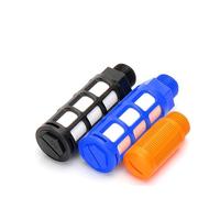 Pneumatic silencer 1-10Pcs Plastic Air Silencer Exhaust Muffler 1/8 1/4 3/8 1/2 Male Thread Absorb Noise For Solenoid Valve(3l4-Blue,Quantityx2)