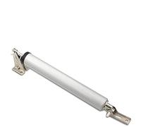 Pneumatic Soft Close Door Closer - 90° Adjustable Speed 35KG Capacity Silver Finish for Quiet and Smooth Door Closure Ideal for Home & Office Use