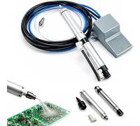 Pneumatic Solder Sucker, Automatic Desoldering Pump with Suction Silicone Nozzle, Handheld Air Vacuum Removers for Multi-Layer Circuit Board Rework and Electric Vehicle PCB Repair