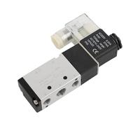 Pneumatic Solenoid Valve 1/4 BSPT AC 220V 5-Way 2-Position | Provides reliable directional airflow switching for pneumatic cylinders and automated equipment.