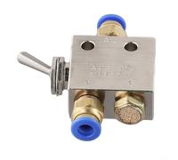 Pneumatic Solenoid Valve, 2 Position 3 Way Mechanical Valve. Pneumatic Switch Button Switch Valve For Automatic Equipment
