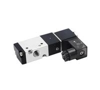 Pneumatic Solenoid Valve 3V210-08 DC12V DC24V AC110V AC220V 3 Way 2 Position Air Directional Control Valve Gas Magnetic Valve(3V210-08 w 4mm,AC 220V)