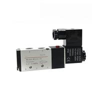 Pneumatic Solenoid Valve 4V210-08 5 Way 2 Position Control Air Magnetic Valve 12V 24V 220V 4mm-12mm Hose Fittings(PC 8mm Fittings,DC12)