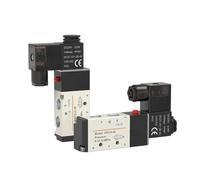 Pneumatic Solenoid Valve 4V210 4V310 2/3/5 Way G1/8 G1/4 G3/8 DC24V AC220V for Automation Machine(4V210 08 DC24V)