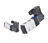 Pneumatic Solenoid Valve 5 Way 2 Position Air Solenoid Valve 4V210-08 4V310-10 12V 24V 220V Pneumatic Solenoid Valve(4V130-06,AC220V)