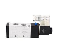 Pneumatic Solenoid Valve Aluminum Alloy, 2 Position 5 Way, Quick Response and Anti Interference - Durable Construction, Precise Control, Ideal for Industrial Automation (DC24V)