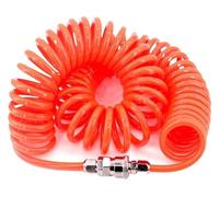 Pneumatic Spiral, PU Air Hose Spiral Tube with Connectors for Compressor Multiple Diameters and 3-15M(8x5with Connector,3 M)