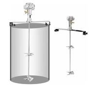 Pneumatic Stainless Steel Sheet Paint Mixer, Efficient Stirring for Viscous Liquids Such As Ink and Dye, Ideal for Industrial and Commercial Use(Hoja De Aleación De Aluminio)