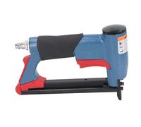 Pneumatic Staple Gun, 21 Gauge 1 4in to 5 8in Upholstery Stapler 140 Nails Capacity Air Powered Tool for Woodworking Furniture Maintenance Floor Decoration