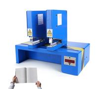 Pneumatic Stapler, 40w Double-Heads Automatic Binding Machine with Adjustable Spacing 2.5-30cm, Multifunctional for Schools, Stores, Factory