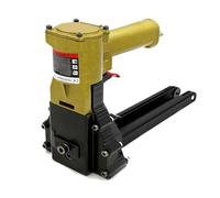 Pneumatic Stapler Gun for Cardboard Boxes, Carton Sealing Tool with Adjustable Depth, Air Operated for Thick Corrugated Cartons