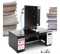 Pneumatic Stapler, Saddle Binding Machine with Yield Counter, 100MM Depth, Adjustable Positioning, Auto Nail Feed for Printing Houses, Offices