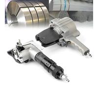 Pneumatic Steel Strapping Machine - Heavy-Duty 3-in-1 Industrial Tool for Packaging and Shipping