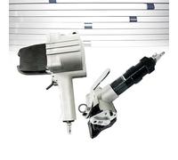 Pneumatic Steel Strapping Tool for 1.25" Metal Banding - Tensioner & Crimper Sealer Integrated for Efficient Packaging Solutions