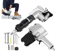 Pneumatic Steel Strapping Tool, Portable Heavy Duty Packaging Machine for Secure Metal Strapping 19mm (0.75in) - Robust Split Type Baler for Easy Use