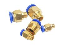Pneumatic Straight Male Stud Hose Tube Air Line Inline Push Fit Connector Push in Pipe Quick Release Air Pneumatic Fitting (5,PC4-M8*1)