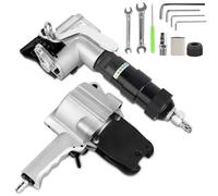 Pneumatic Strapping Machine - Pneumatic Tool with Tensioner and Cutter Sealer for 0.75-1.26 inch Width Metal Belt - Portable Packaging Solution