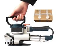 Pneumatic Strapping Machine, Portable Handheld Banding Machine, Tension 3500N, Band Width 13-19mm, Working Air Pressure 0.5-0.7 MPa, Heat Welding, for PET Plastic Straps