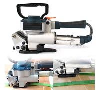 Pneumatic Strapping Tool, Hand Held Automatic Plastic Strapping Machine, Friction Heat Welding Technology, for Strapping, Welding & Cutting,for Carton,Lumber,Steel Coil,Pallet Strapping
