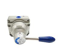 Pneumatic Switch Hand-Turn Valve Cylinder Manual Hand Plate Reversing 4HV230-08 Three-Position Four-Way 1Pcs(4HV330-08)