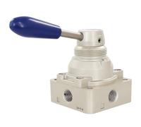 Pneumatic Switch Manual Air Valve Cylinder Manual Hand Plate Directional Valve 4HV230-08 3 position 4 way(4HV330-08)