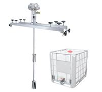 Pneumatic Tank Barrel Drum Mixer, Air Agitator, Paint Stirring Machine Cement Mixer Mortar Plaster Paint Fodder Stirring Tool
