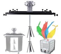 Pneumatic Tank Mixer with Adjustable Speed for Paint and Liquid Agitation
