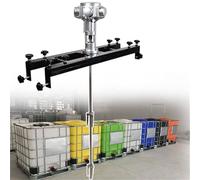 Pneumatic Tank Mixer with Folding Propeller and Support Hanger for Paint, Coating, Ink, and Viscous Liquid Agitation