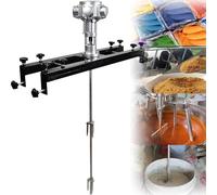 Pneumatic Tank Stirring Machine, IBC Air Agitator Mixer, Folding Propeller, No-Load Speed 0-2500RPM, Ideal for Slightly Viscous Liquids, Large Capacity