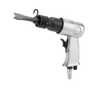 Pneumatic Tapping Machine 1/4" 10mm Industrial Hammer Handle Straight Type Chisel Pneumatic Shovel Tool(Retaining Spring)