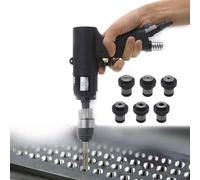 Pneumatic Tapping Machine, Handheld Air Drill Tapper, 850 RPM, 6 Chucks for Fast and Accurate Tapping of Steel, Iron, Copper, Aluminum, Plastic