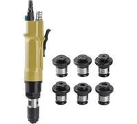 Pneumatic Tapping Machine, Self-Locking Tapping Head, M3-M12 Chuck, Speed Adjustable for Drilling/Tapping in Copper, Iron, Aluminum, Steel