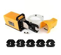 Pneumatic Terminal Crimping Machine, 6.0T Pneumatic Crimping Tools with Foot Valve and Jaw Set, Crimping Range: 6-70mm², Heavy Duty Crimper for Multiple Application Scenarios(Dot)